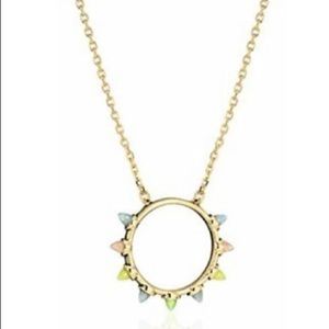 Rebecca Minkoff Jewelry - Rebecca Minkoff Spear Pendant Rainbow Necklace NWT Rebecca Minkoff Jewelry - Rebecca Minkoff Spear Pendant Rainbow Necklace NWT